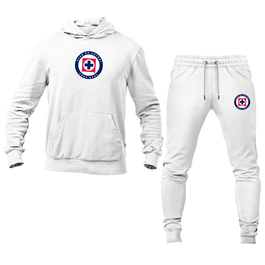 Men's Cruz Azul Football Club Hoodie Joggers Set