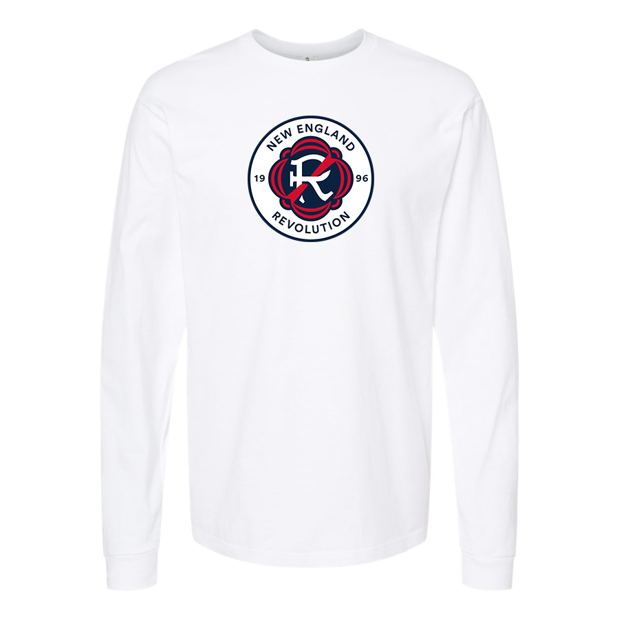 Men's New England Revolution FC Cotton Long Sleeve T-Shirt