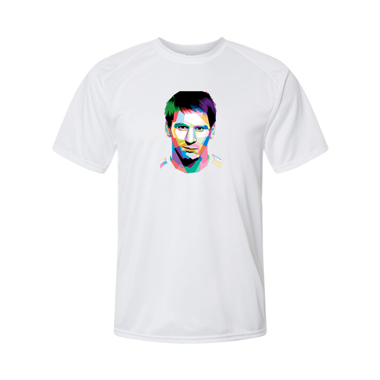 Men's Lionel Messi Face Art Soccer Polyester T-Shirt
