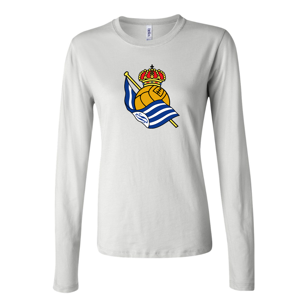 Women's Real Sociedad FC Long Sleeve T-Shirt