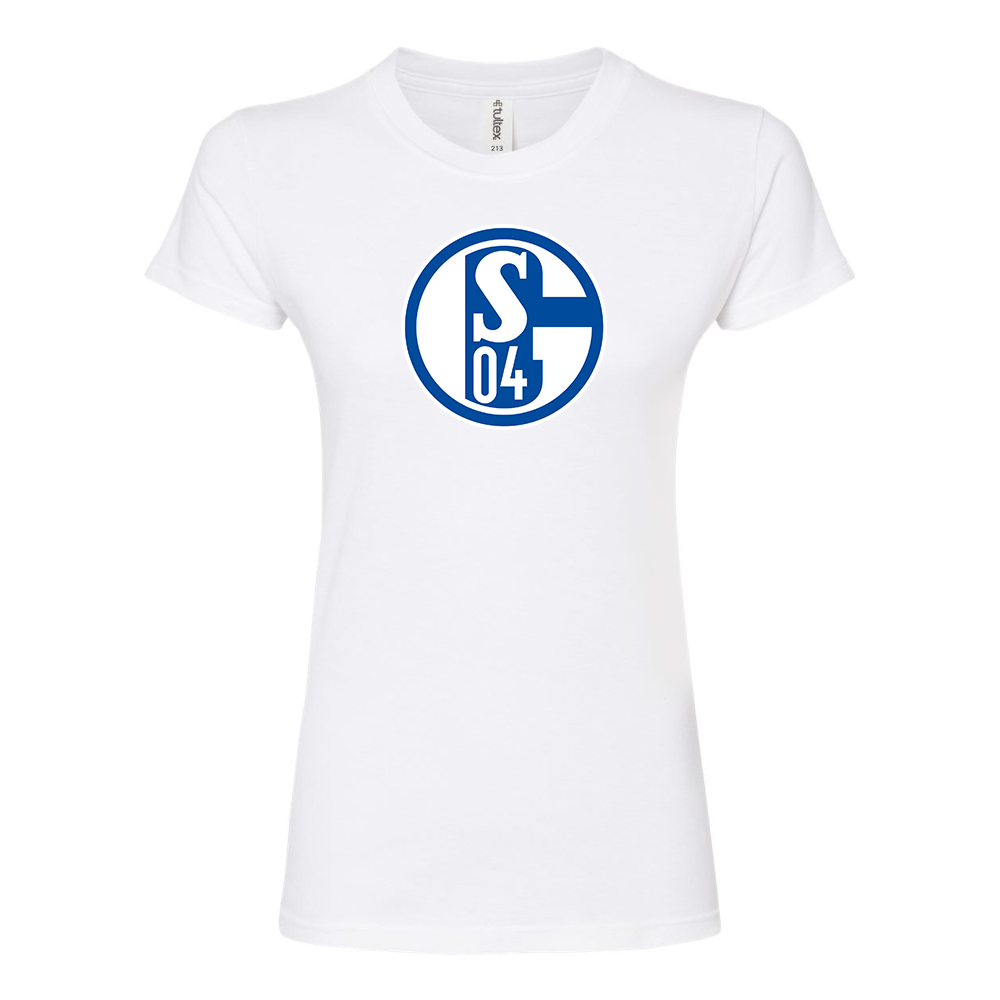 Women's Schalke 04 FC Round Neck T-Shirt