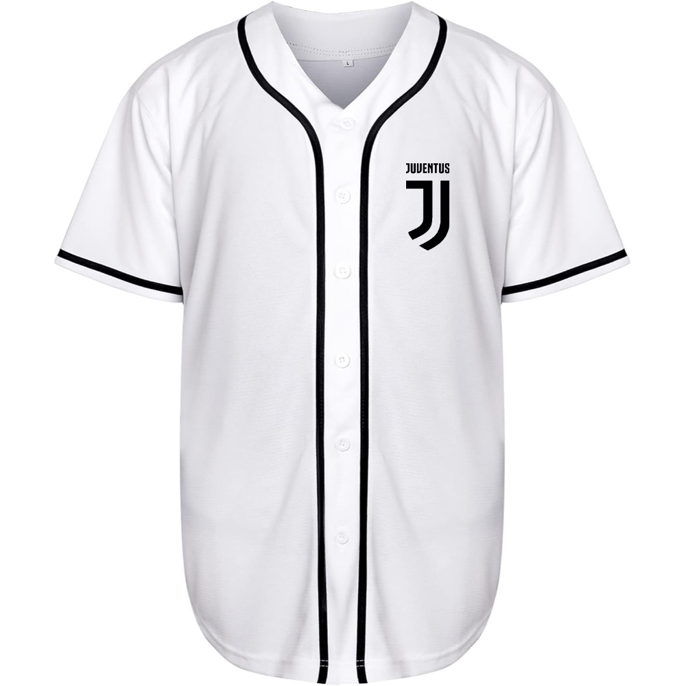 Men's Juventus Soccer Baseball Jersey