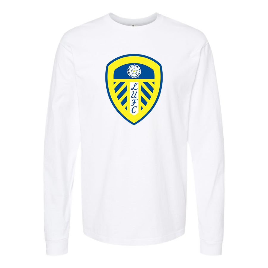 Youth Kids Leeds United Football Club Long Sleeve T-Shirt