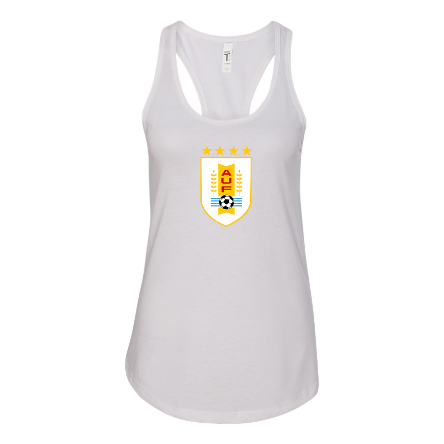 Women's Uruguay National Soccer Team Racerback Tank Top