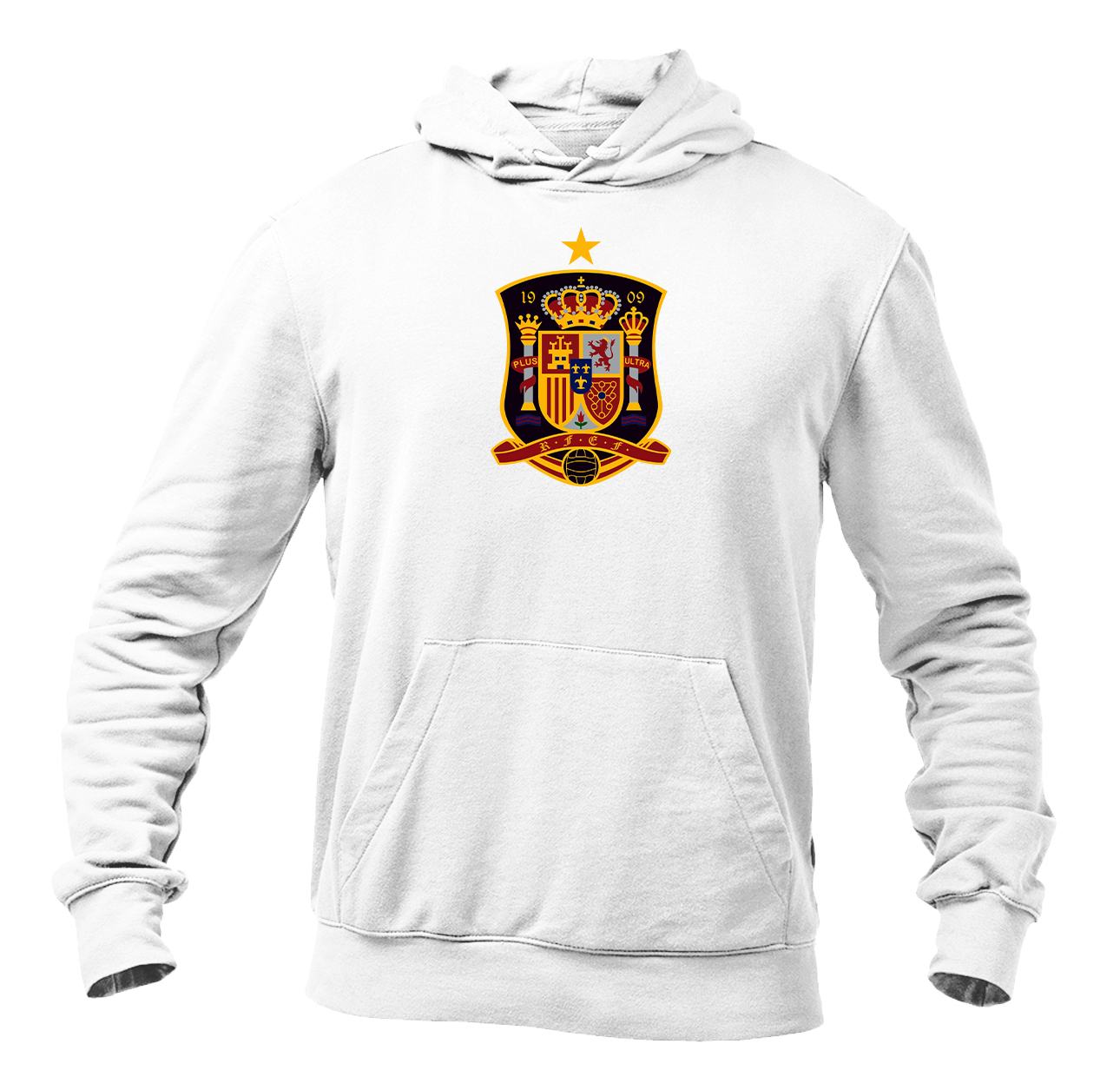 Men's Spain National Soccer Team Pullover Hoodie