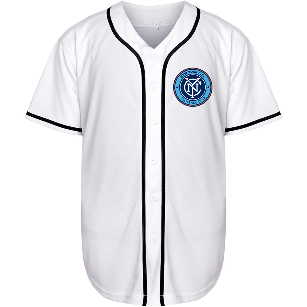 Men's New York City FC Baseball Jersey