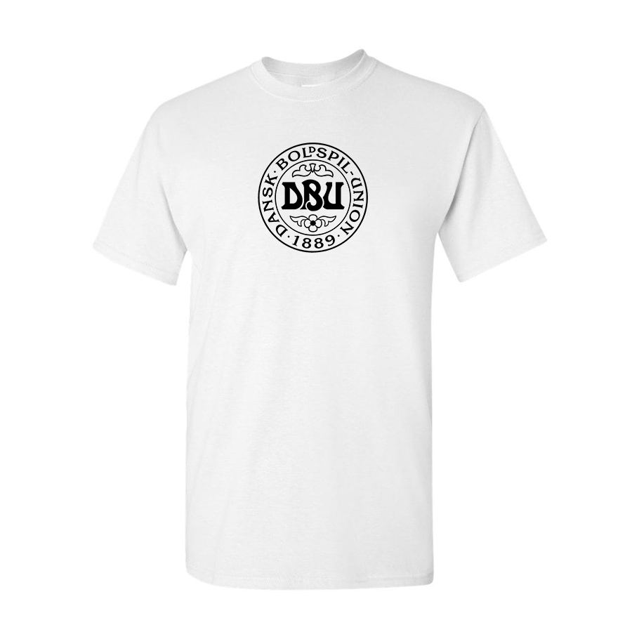 Men's Denmark Soccer Cotton T-Shirt