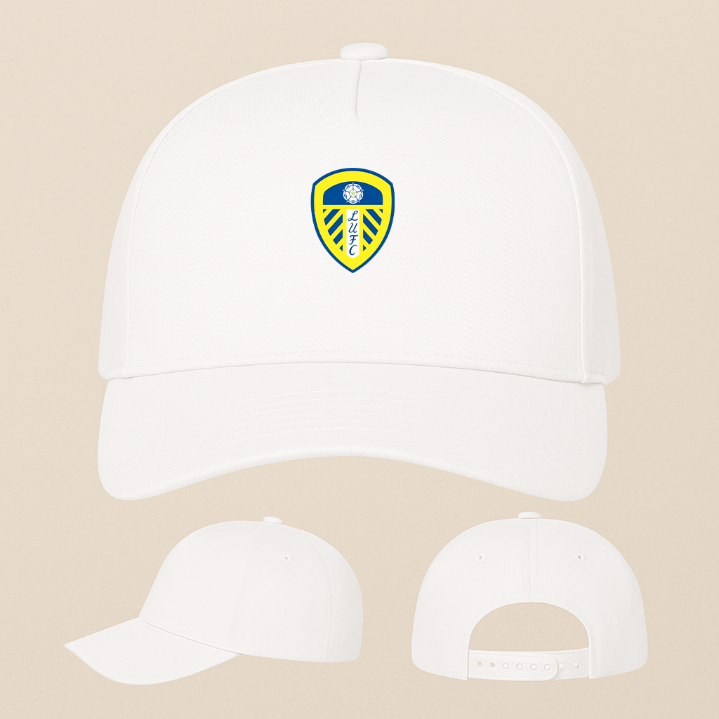 Leeds United Football Club Five Panel Twill Snapback Cap