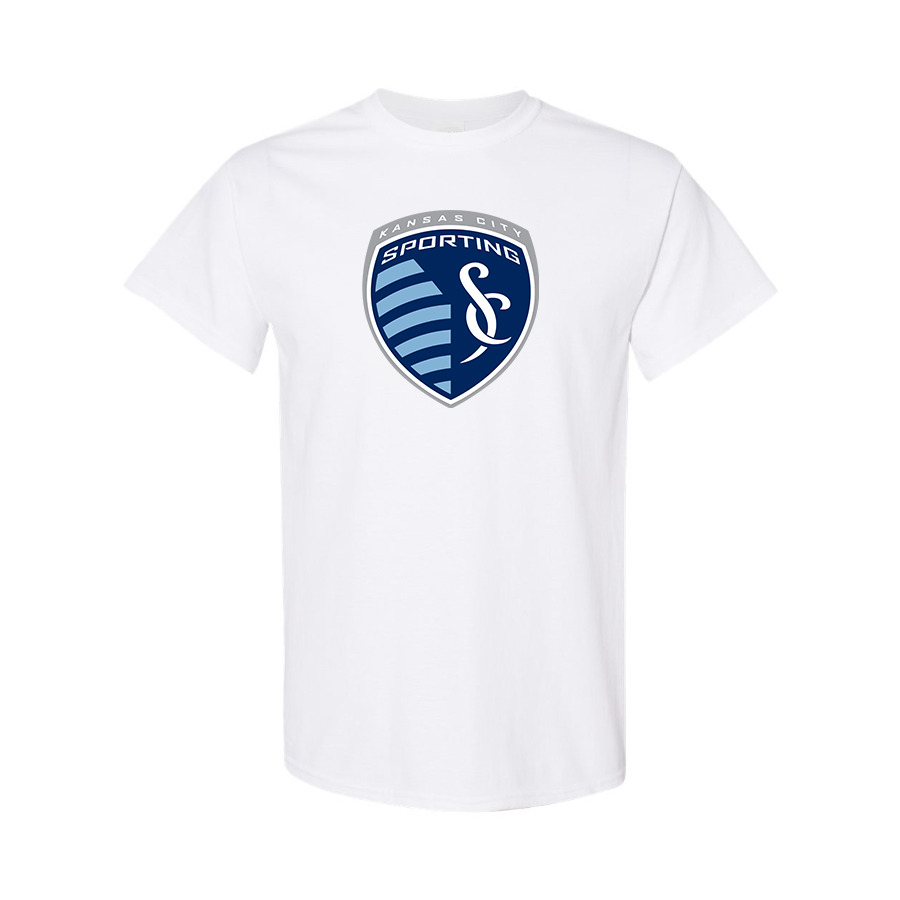 Youth Kids Sporting Kansas City FC Cotton T-Shirt