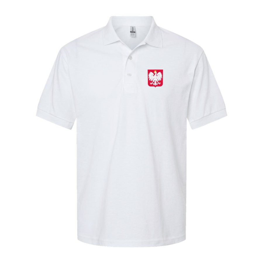 Men's Poland National Soccer Team Dry Blend Polo