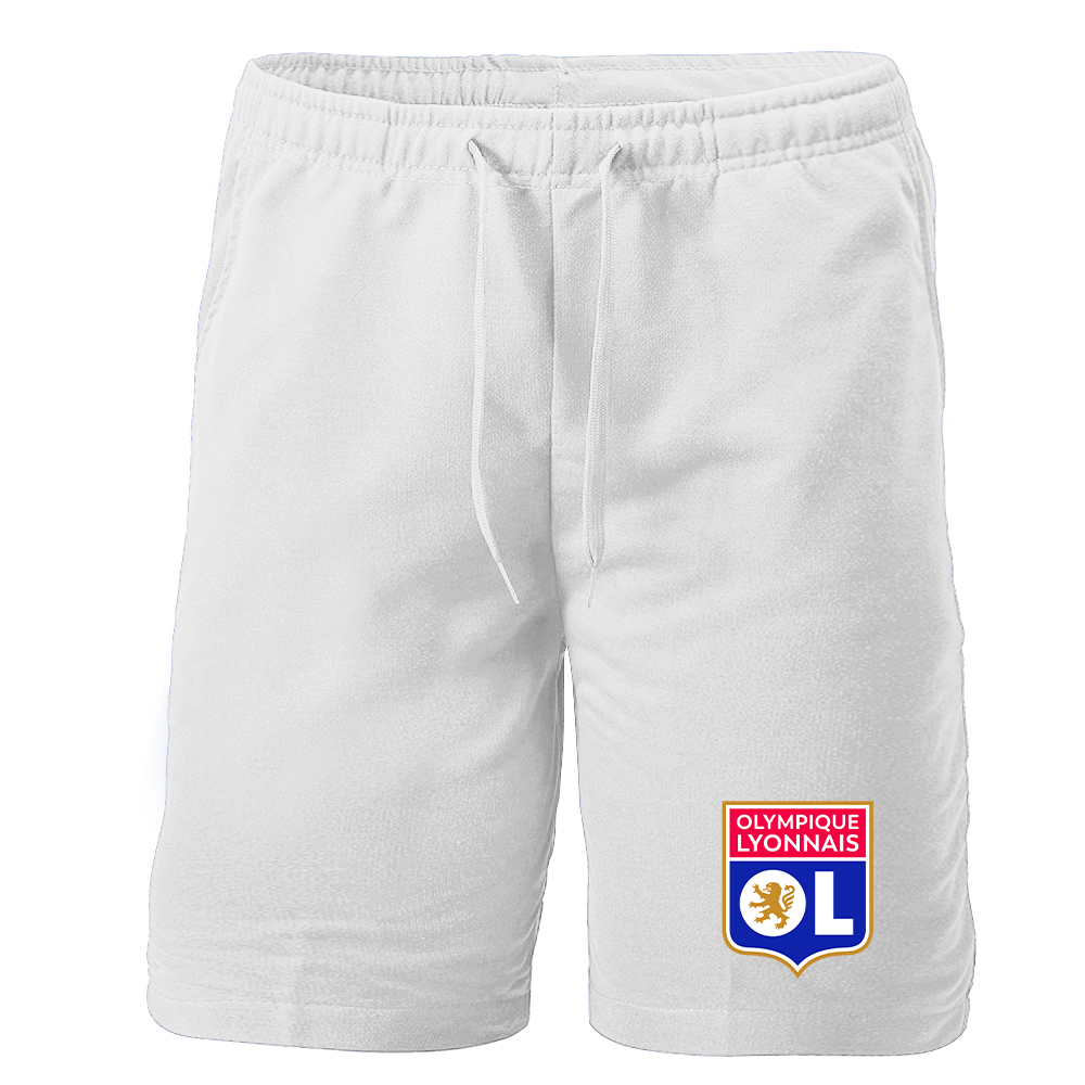 Men's Olympique Lyonnais FC Athletic Fleece Shorts