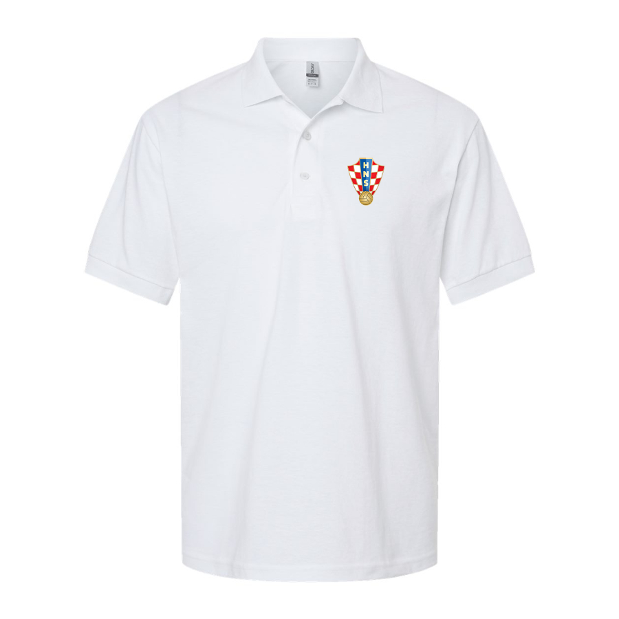 Men's Croatia National Soccer Team Dry Blend Polo