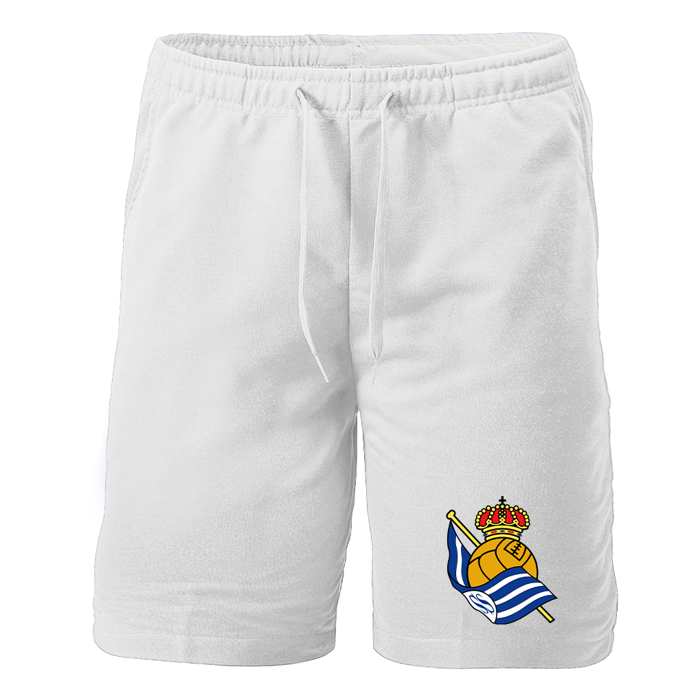 Men's Real Sociedad FC Athletic Fleece Shorts