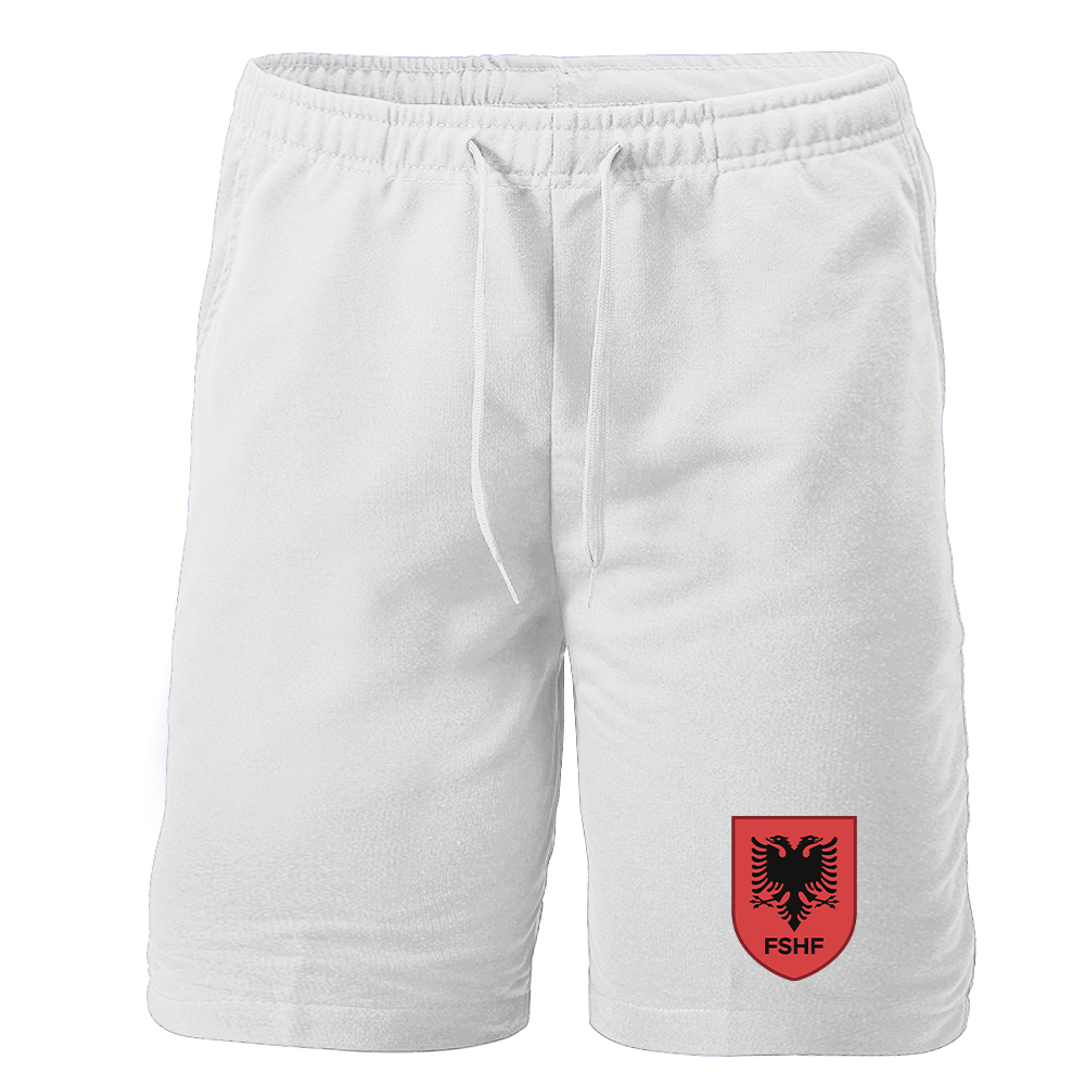 Men's Albania National Soccer Team Athletic Fleece Shorts