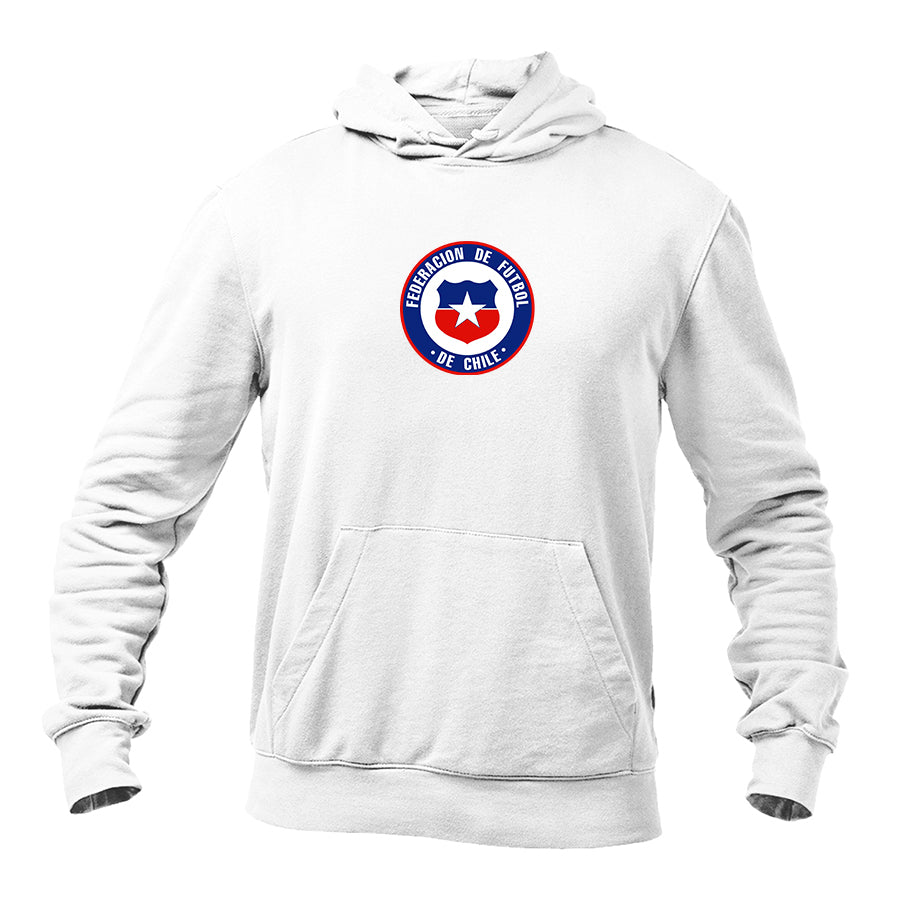 Men's Chile National Soccer Team  Pullover Hoodie