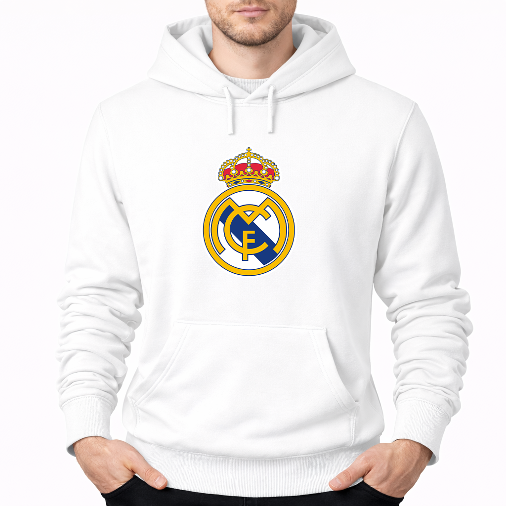 Men’s Real Madrid Soccer Pullover Hoodie