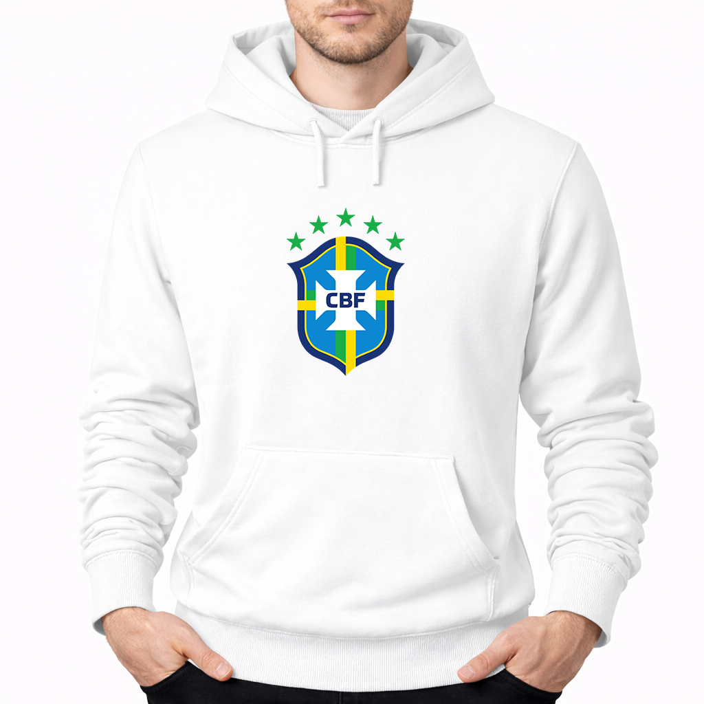 Men's Brazil National Soccer Team Pullover Hoodie
