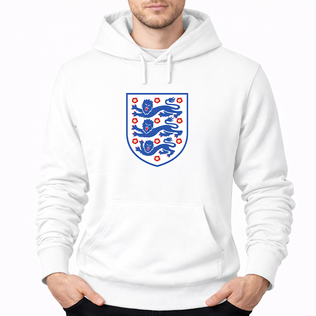 Men's England National Football Team Pullover Hoodie