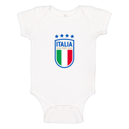 Italy National Soccer Baby Romper Onesie