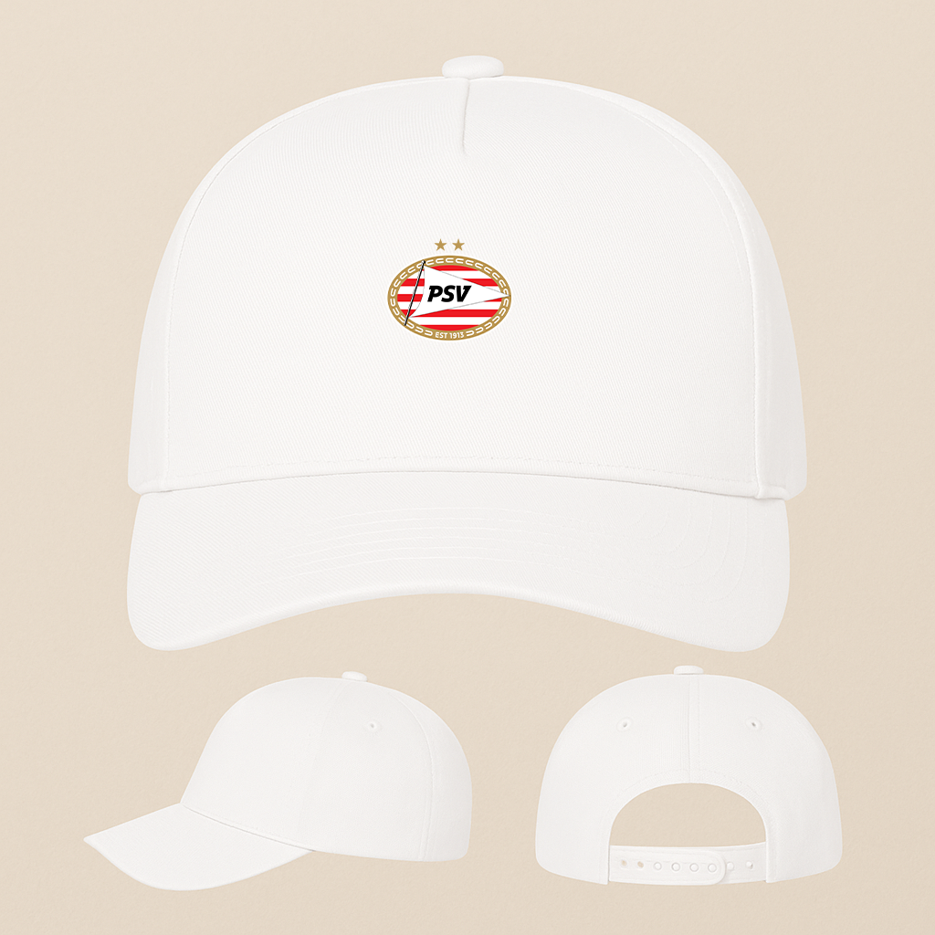 PSV Eindhoven FC Five Panel Twill Snapback Cap