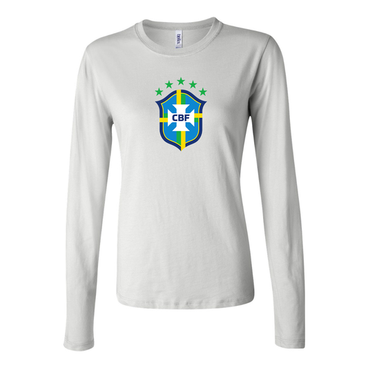 Women's Brazil National Soccer Team Long Sleeve T-Shirt