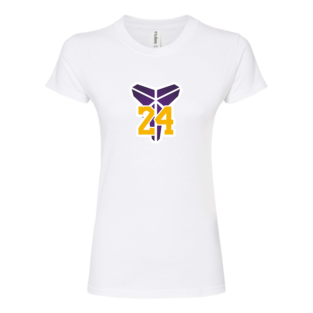 Women's Kobe Bryant Mamba 24 Round Neck T-Shirt