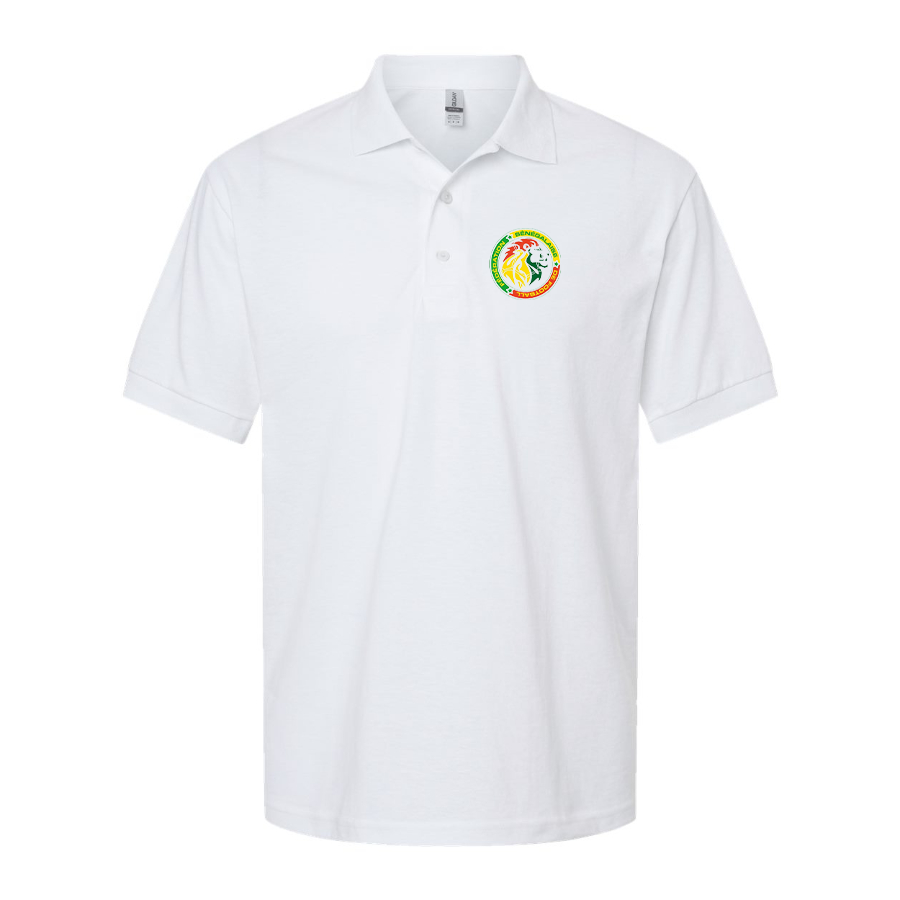 Men's Senegal National Soccer Team Dry Blend Polo