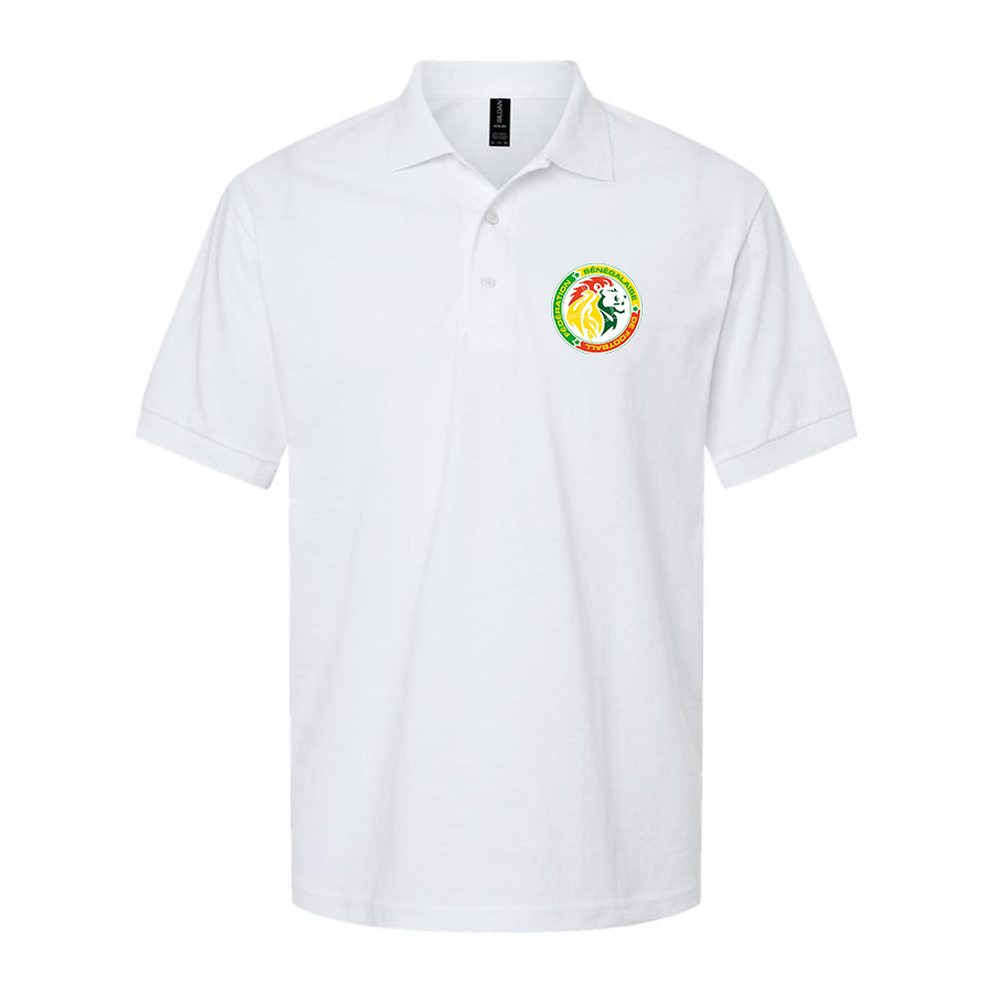 Men's Senegal National Soccer Team Dry Blend Polo