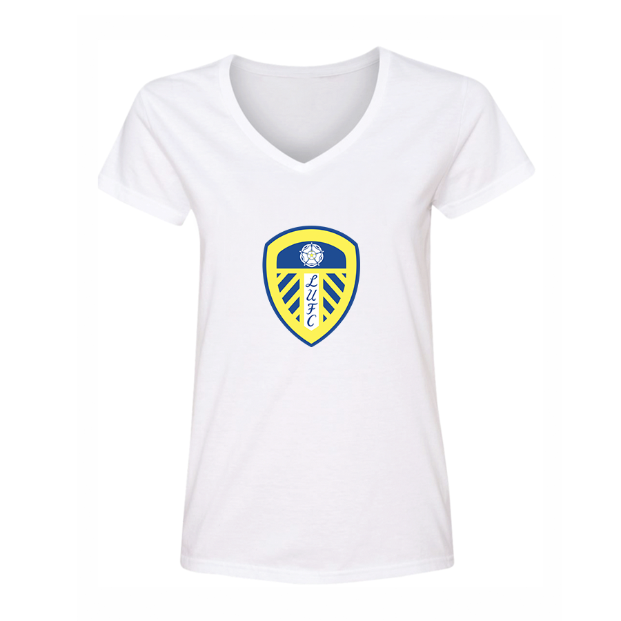 Women's Leeds United Football Club V-Neck T-Shirt