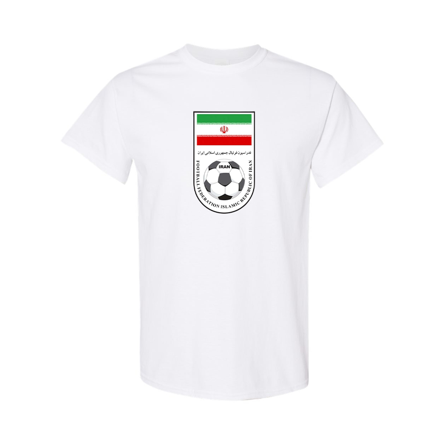 Youth Kids Iran National Soccer Team Cotton T-Shirt