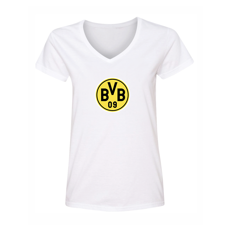 Women's Borussia Dortmund BVB FC V-Neck T-Shirt