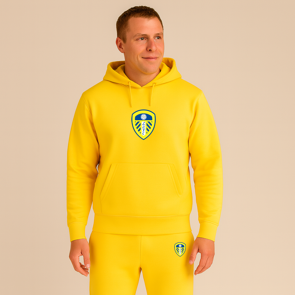 Men's Leeds United Football Club Hoodie Joggers Set