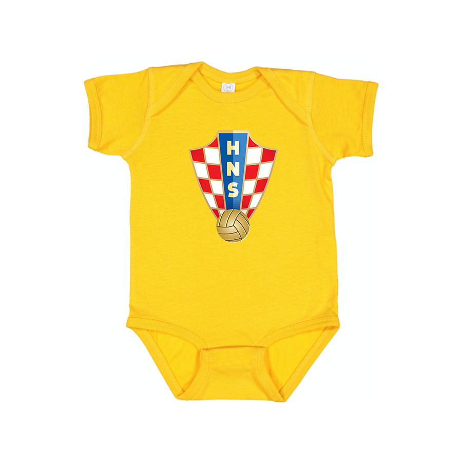 Croatia National Soccer Team Baby Romper Onesie