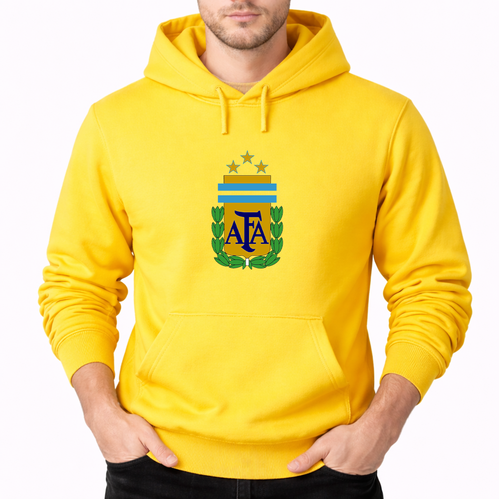 Men's Argentina National Soccer Team Pullover Hoodie