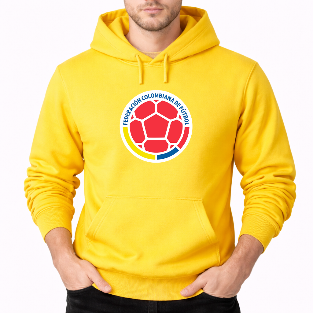 Men's Colombia National Soccer Team Pullover Hoodie