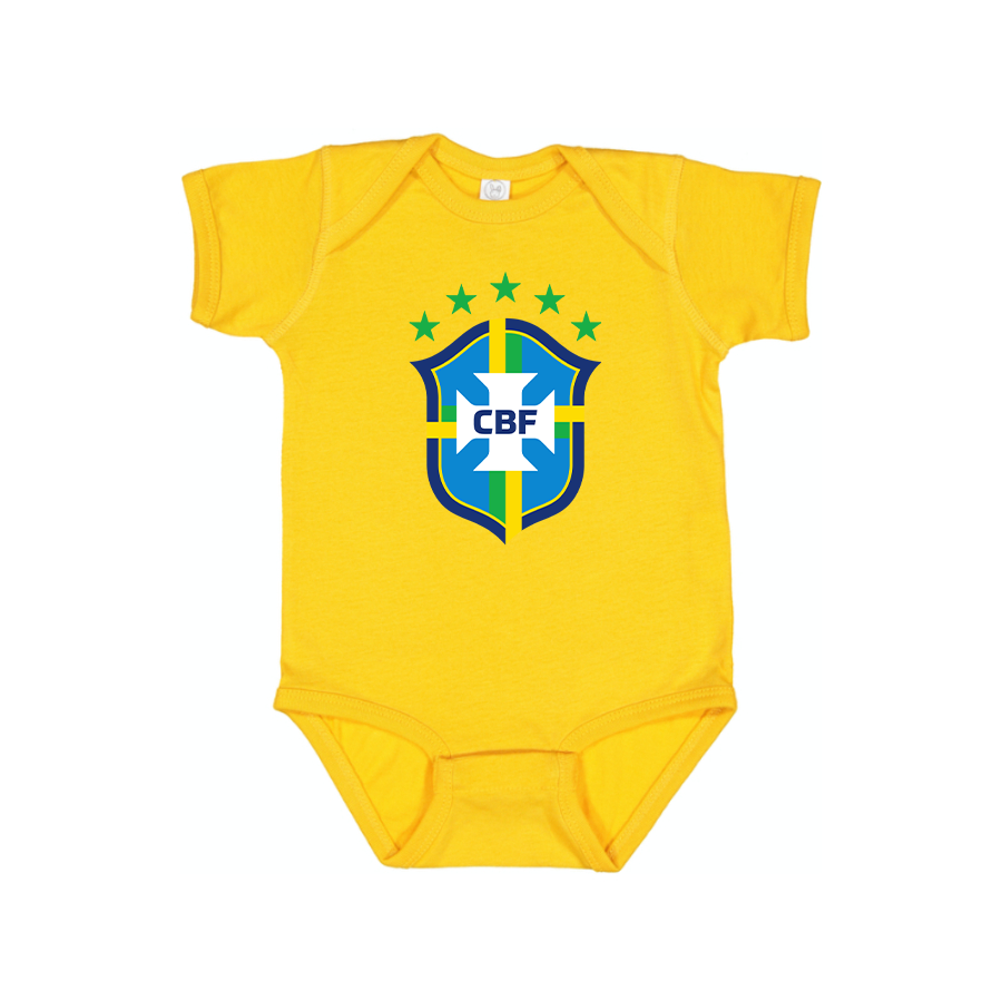 Brazil National Soccer Team Baby Romper Onesie