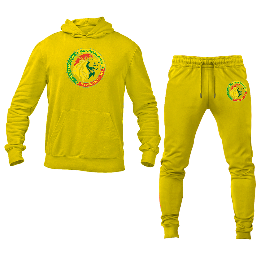 Men's Senegal National Soccer Team Hoodie Joggers Set