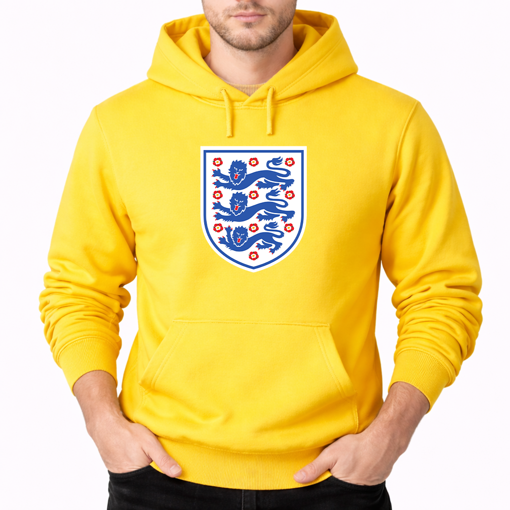 Men's England National Football Team Pullover Hoodie
