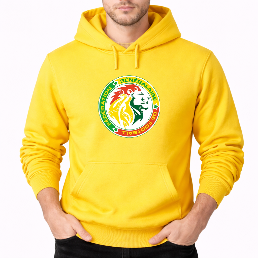 Men's Senegal National Soccer Team Pullover Hoodie