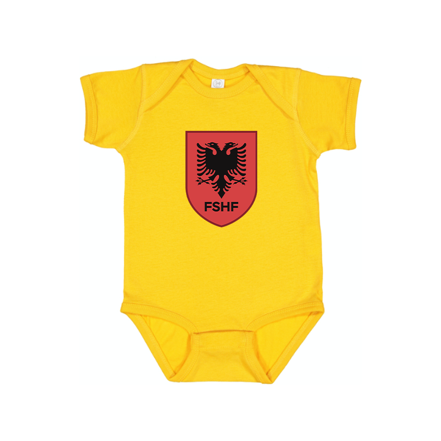 Albania National Soccer Team Baby Romper Onesie