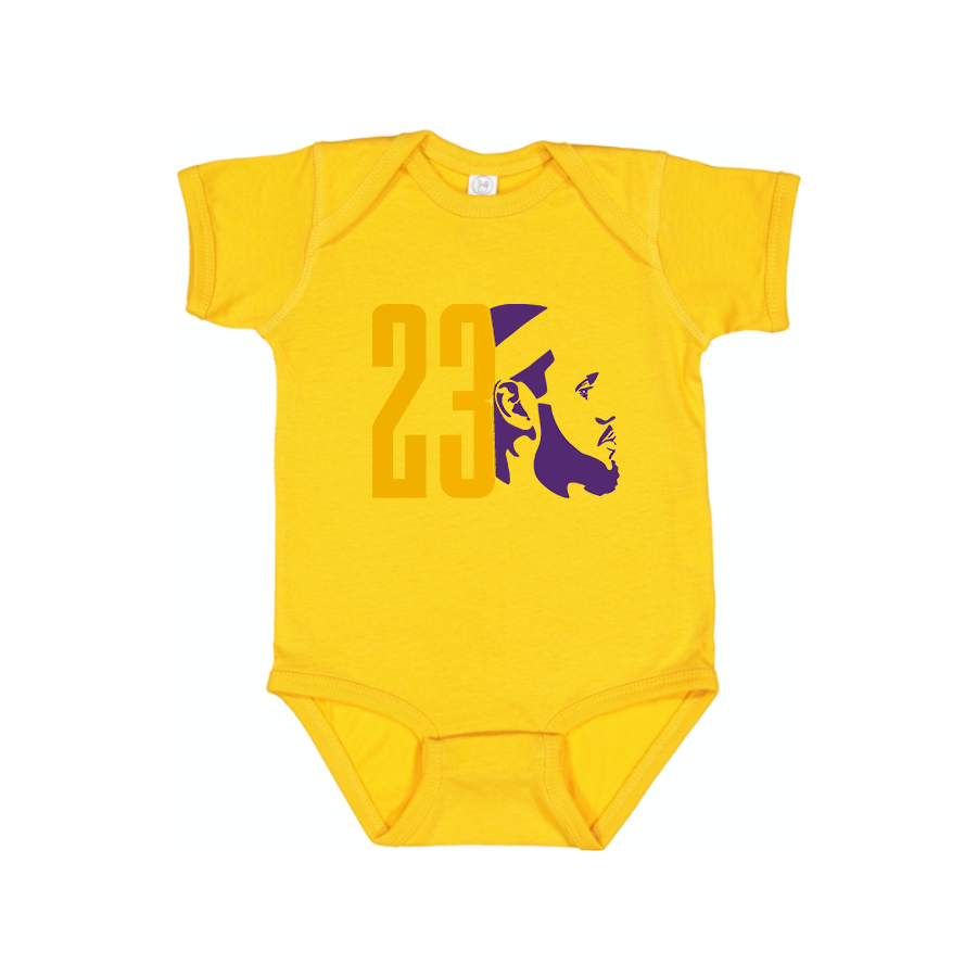 Lebron James 23 Baby Romper Onesie