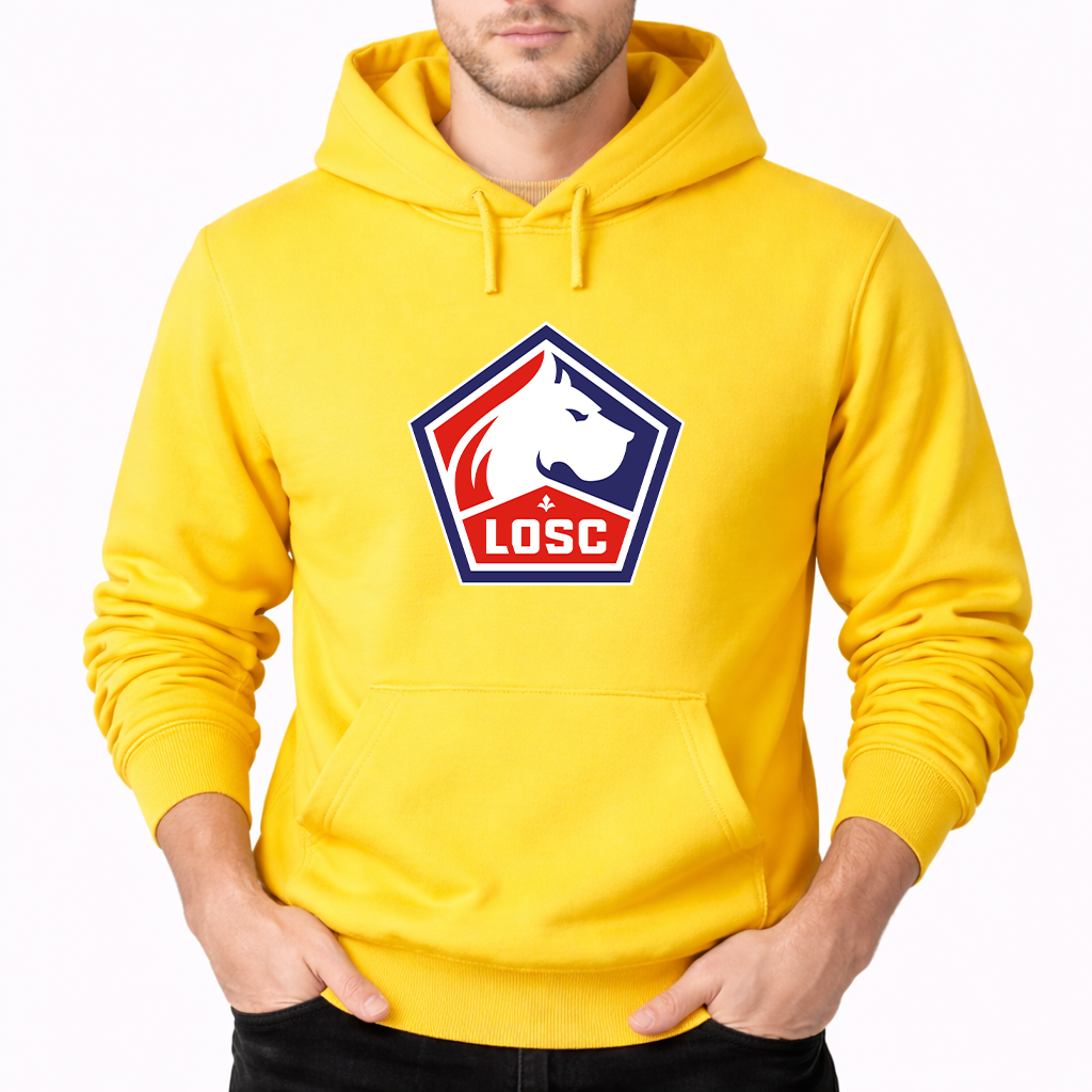 Men's Lille Olympique FC Pullover Hoodie