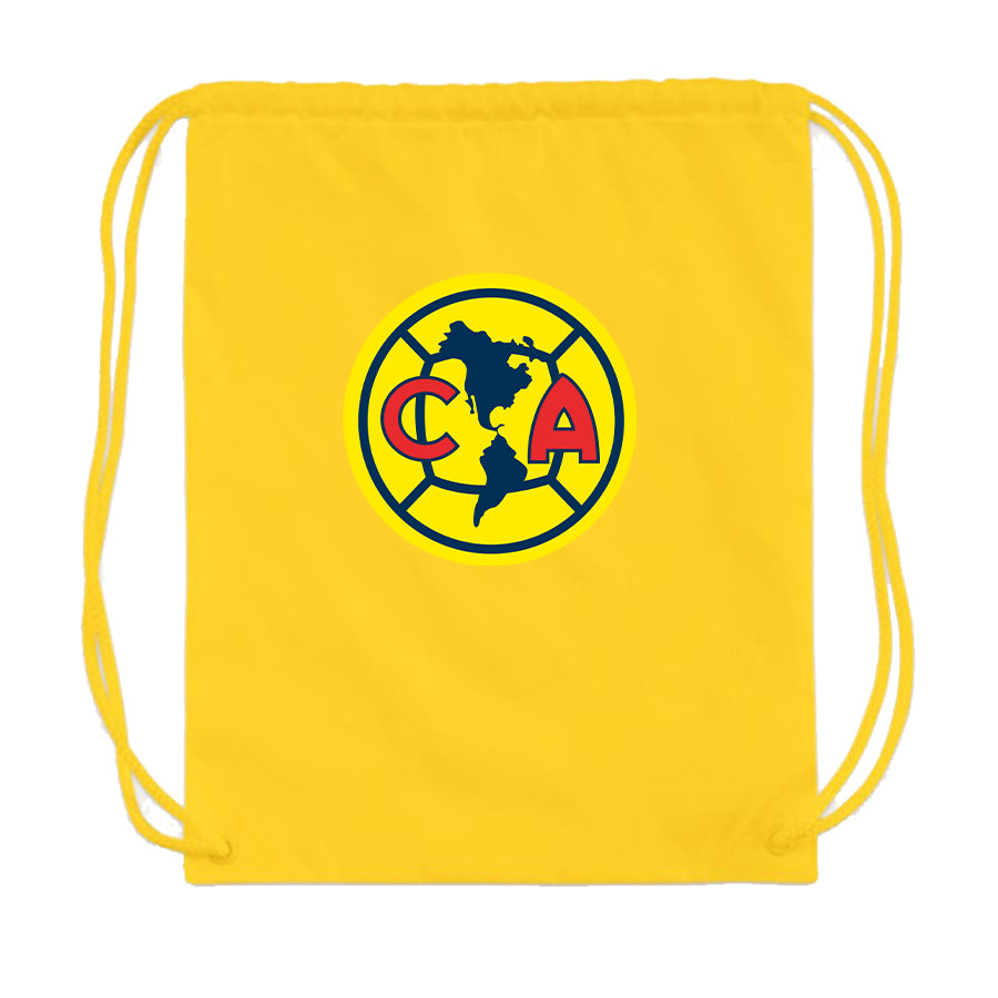 Club America Football Drawstring Bag