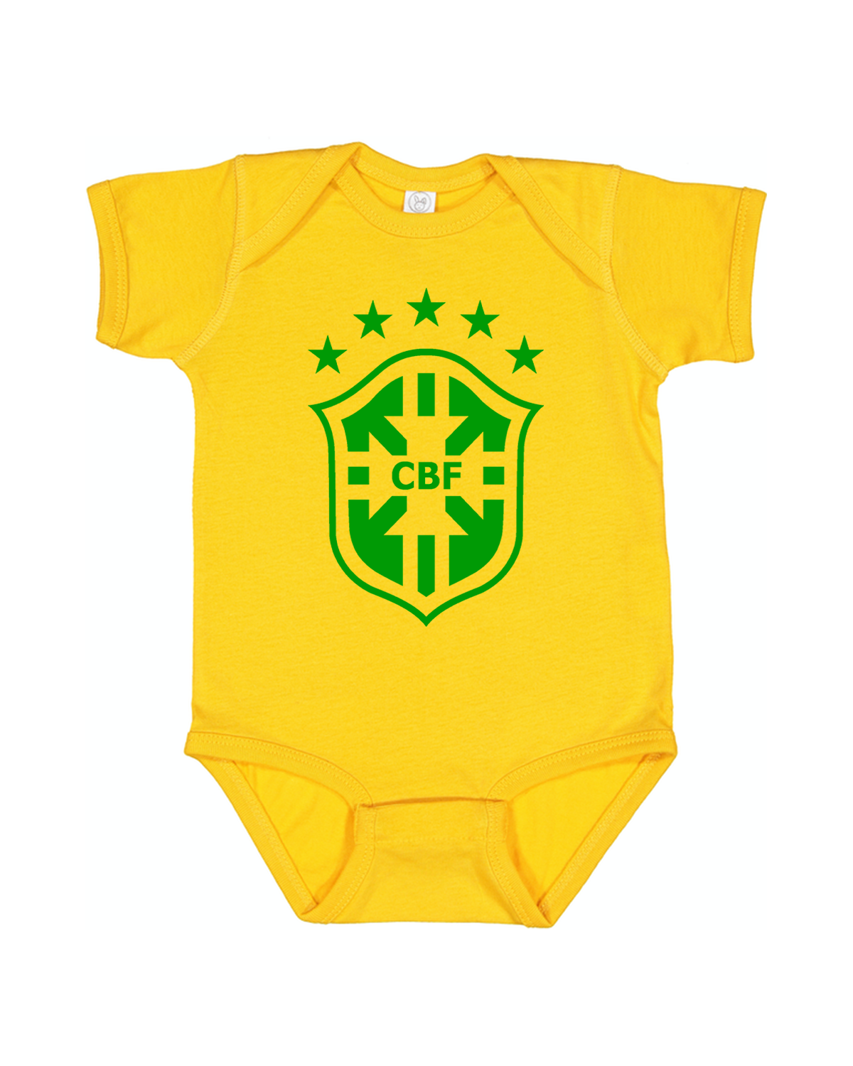 Baby Brazil Soccer Romper Onesie