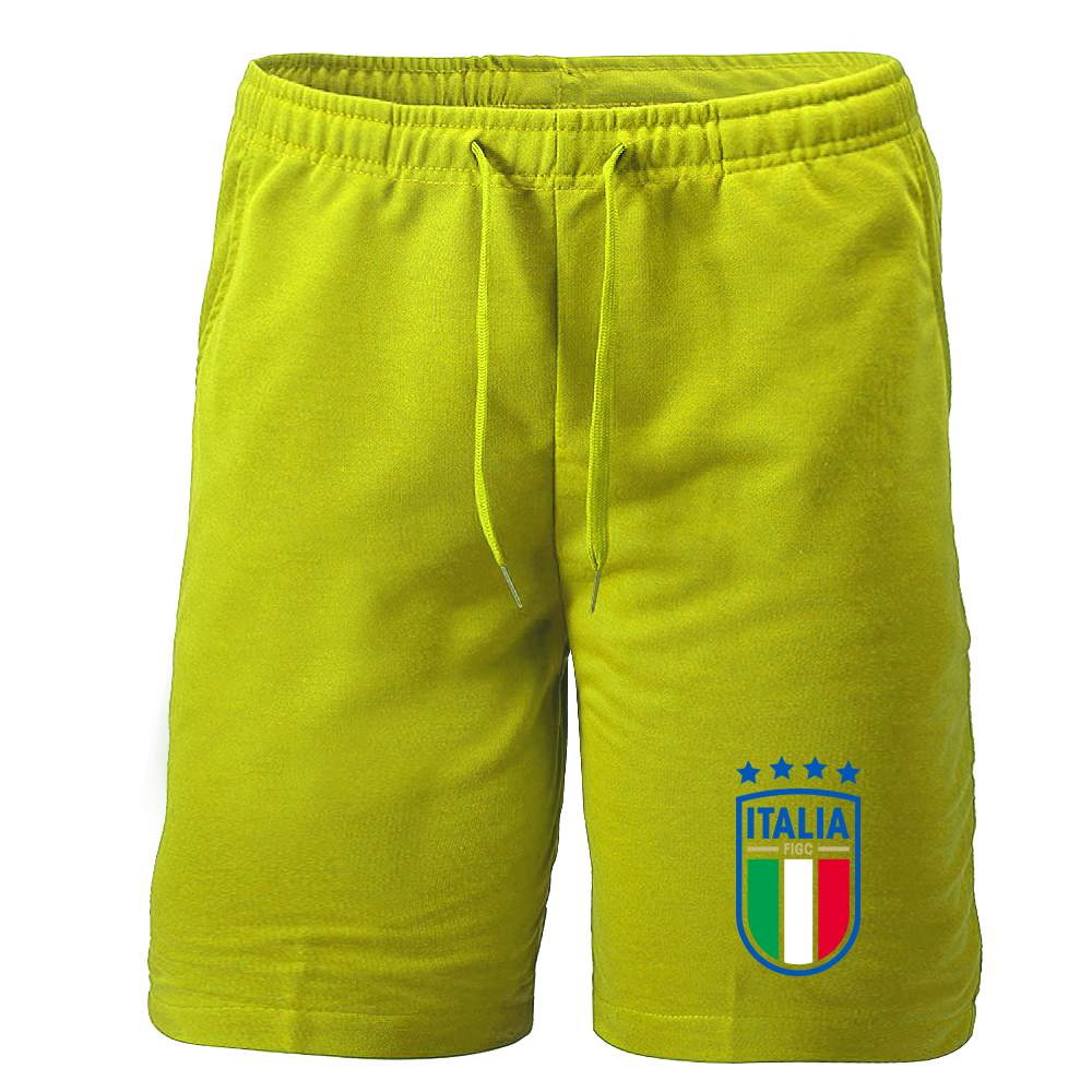 Men's Italy National Soccer Athletic Fleece Shorts