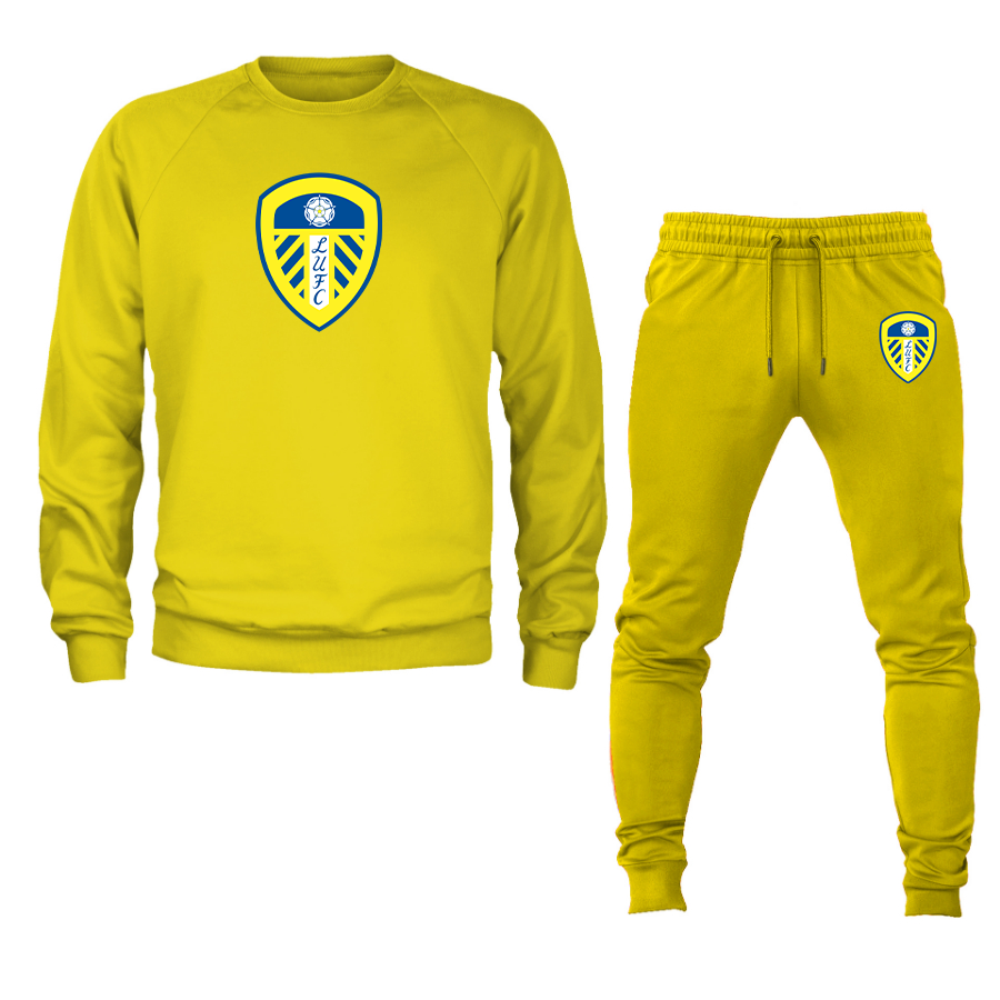 Men's Leeds United Football Club Crewneck Sweatshirt Joggers Suit