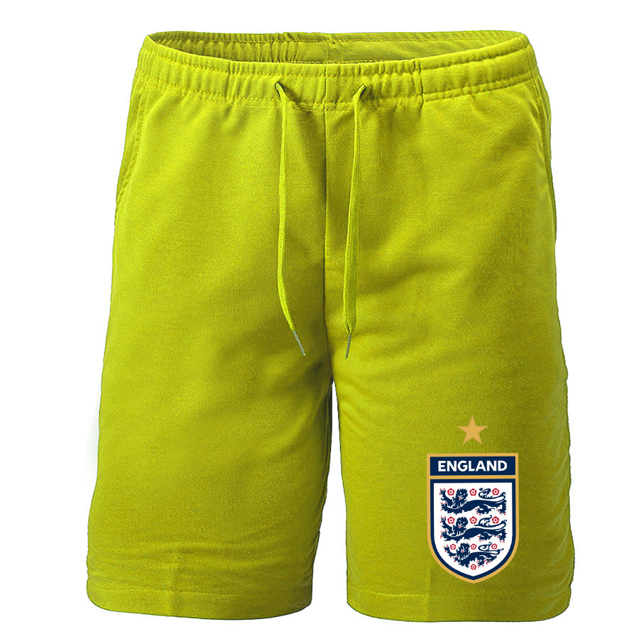 Men's England National Soccer Team Athletic Fleece Shorts