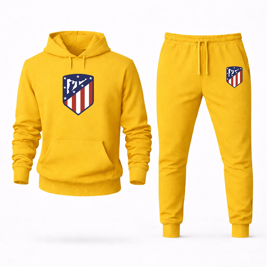 Men's Atletico Madrid FC Logo Hoodie Joggers Set