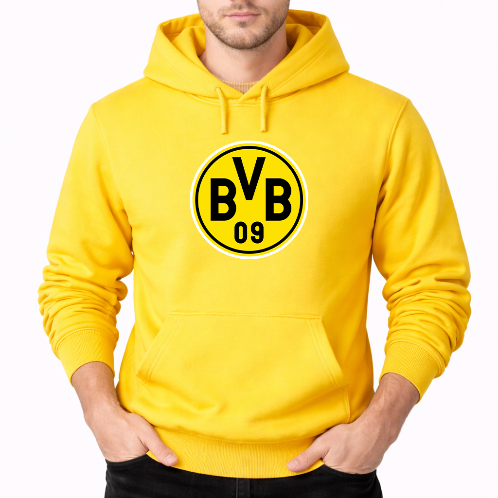 Men's Borussia Dortmund BVB FC Pullover Hoodie