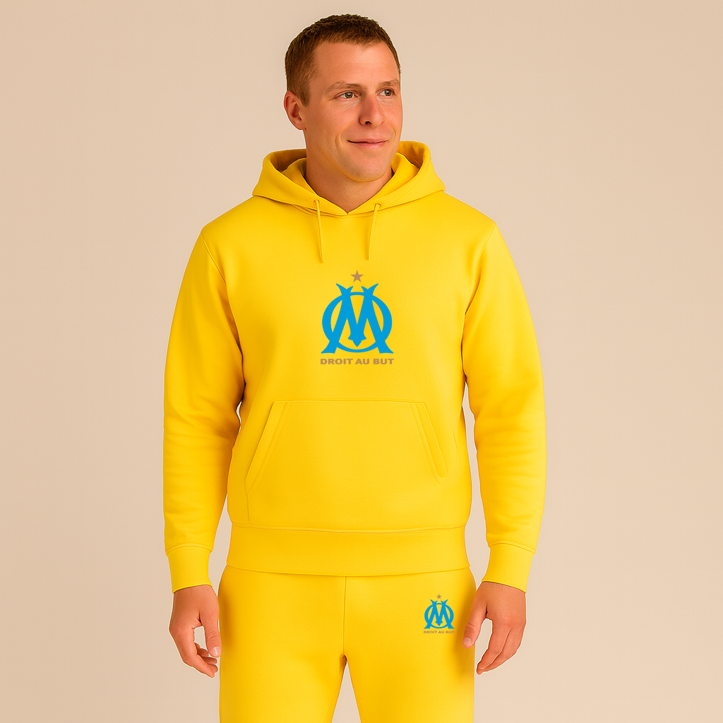 Men's Olympique de Marseille FC Hoodie Joggers Set